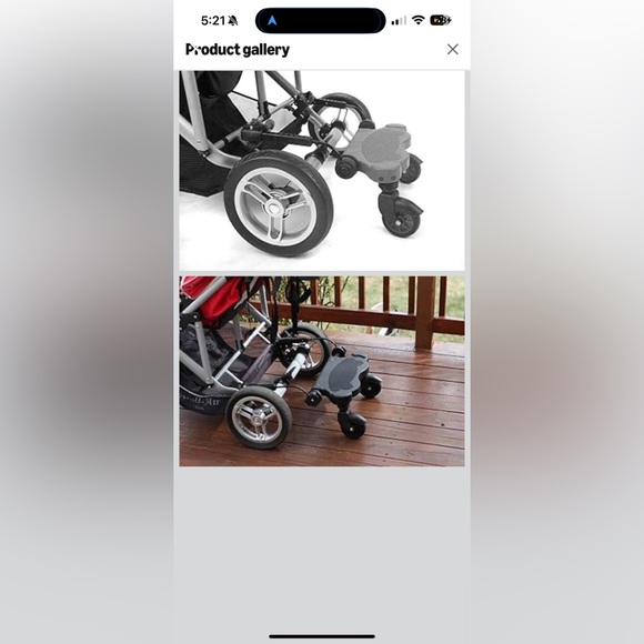 Gray Stroller Ride-On Board - Picture 1 of 1